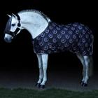 Vliegendeken Horsegear All Over Donkerblauw-wit