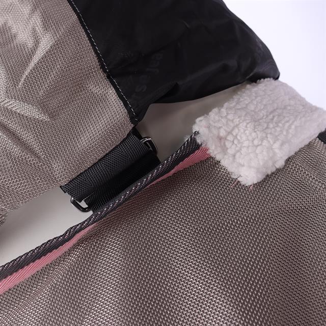 Vliegendeken HORSEGEAR HGProtect Lichtgrijs-roze