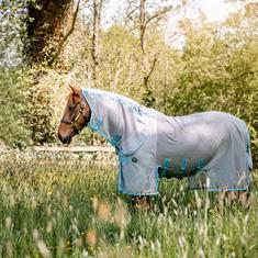 Vliegendeken Horseware Ameco Bug Buster Zilver-blauw