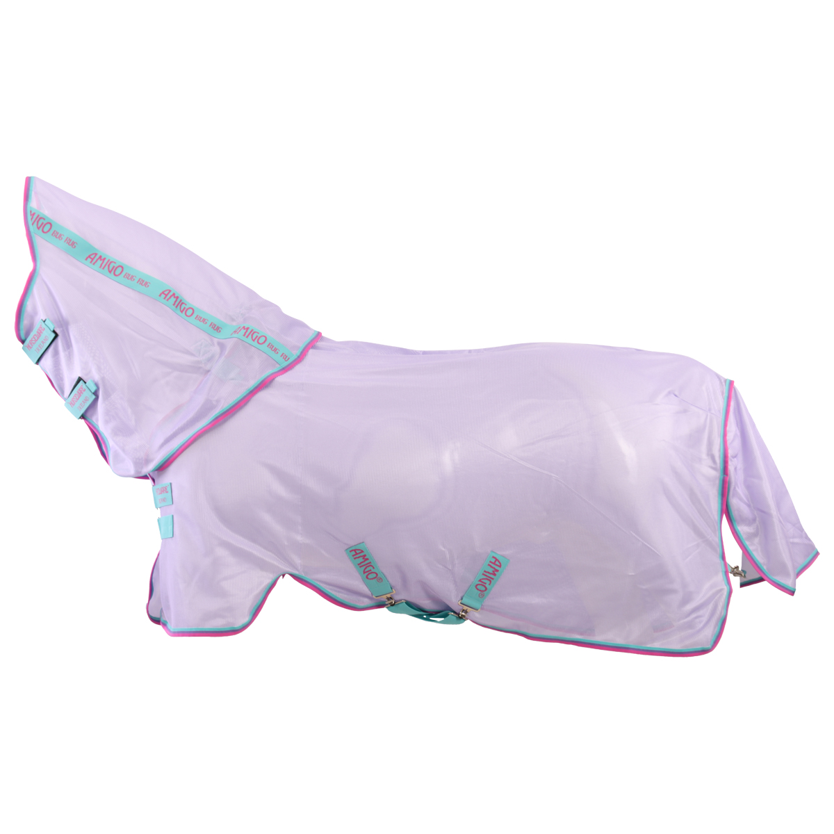 Vliegendeken Horseware Amigo Bug Rug Pony, 122 cmin lichtpaars