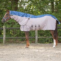 Vliegendeken Met Hals QHP Blauw