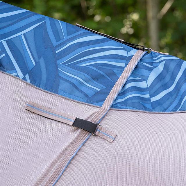 Vliegendeken Met Hals QHP Blauw
