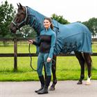 Vliegendeken Met Nek En Masker QHP Darkturquoise