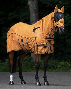 Vliegendeken QHP Collection Combo Met Hals En Masker Geel