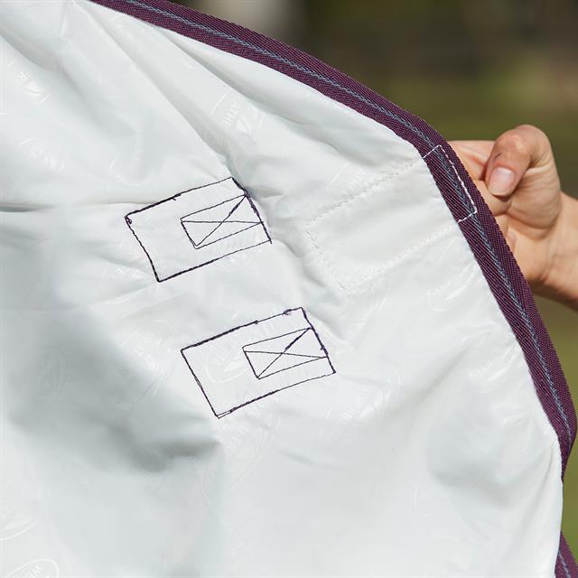 Vliegendeken WeatherBeeta ComFiTec Essential Mesh II Combo Neck Wit-donkerpaars