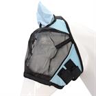 Vliegenmasker HORSEGEAR HGAfneembare Neusflap Lichtblauw