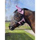 Vliegenmasker HORSEGEAR HGAfneembare Neusflap Roze