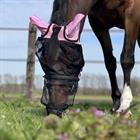 Vliegenmasker HORSEGEAR HGAfneembare Neusflap Roze