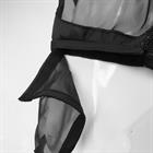 Vliegenmasker HORSEGEAR HGAfneembare Neusflap Zwart