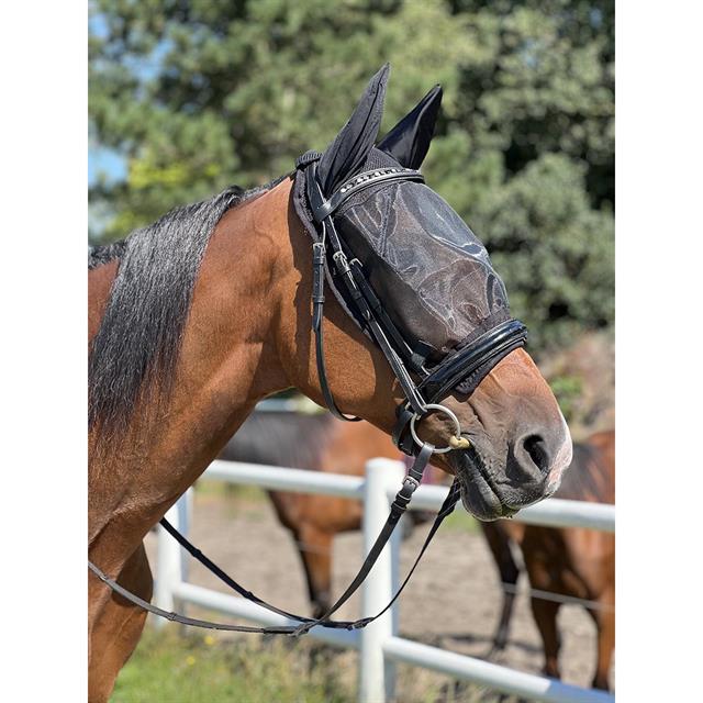 Vliegenmasker HORSEGEAR HGRide Zwart