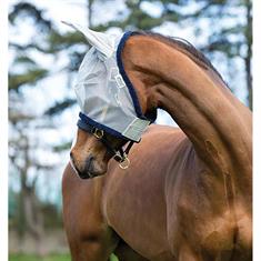 Vliegenmasker Horseware Amigo Finemesh Zilver-blauw
