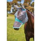 Vliegenmasker WeatherBeeta ComFiTec Deluxe Fine Mesh Met Oren & Neus Grijs-turquoise
