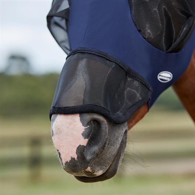 Vliegenmasker WeatherBeeta ComFiTec Luxe Bug Eye Met Oren & Neus Donkerblauw-zwart