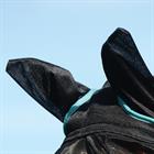 Vliegenmasker WeatherBeeta ComFiTec With Ears Zwart-turquoise