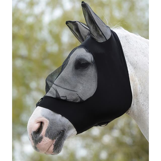 Vliegenmasker WeatherBeeta Stretch Eye With Ears Zwart-zwart