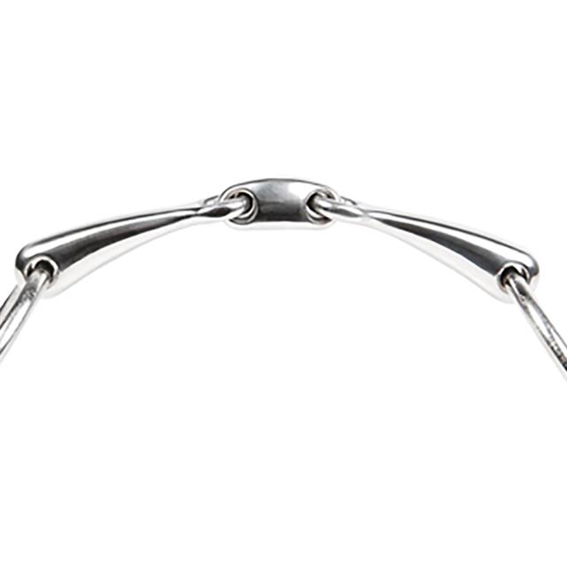 Watertrens Harry's Horse Dubbel Gebroken Comfort 14mm Zilver