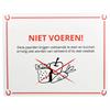 Weidebord Niet Voeren 