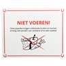 Weidebord Niet Voeren 