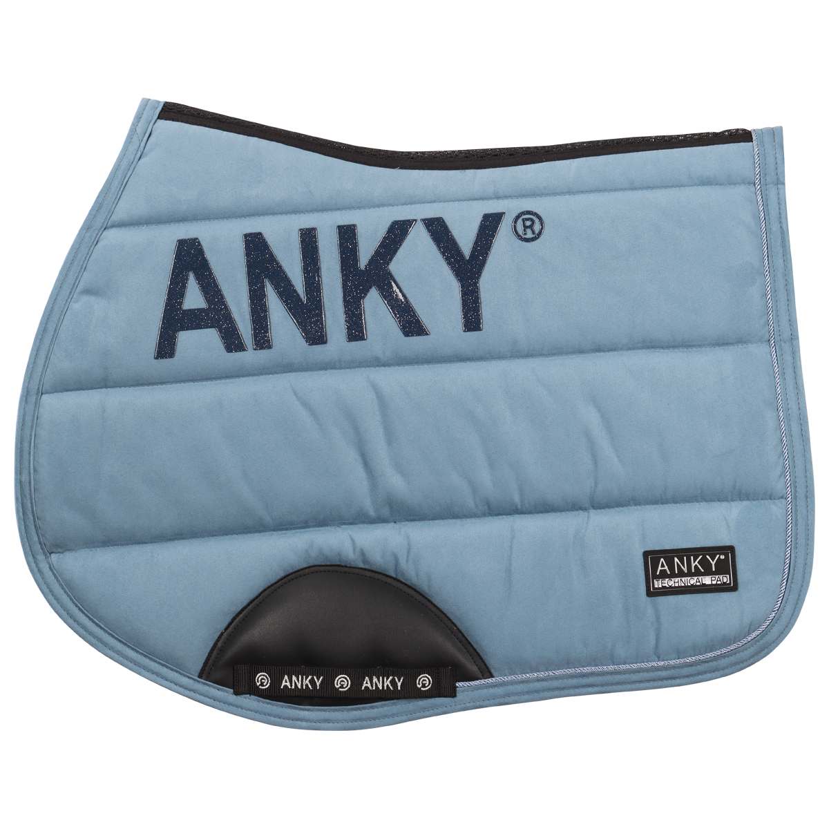 Zadeldek Anky Jump Blauw, Springen paard in blauw