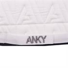 Zadeldek ANKY Twill Dressage Wit-donkerblauw
