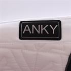 Zadeldek ANKY Twill Dressage Wit-donkerblauw