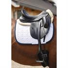 Zadeldek ANKY Twill Dressage Wit-donkerblauw