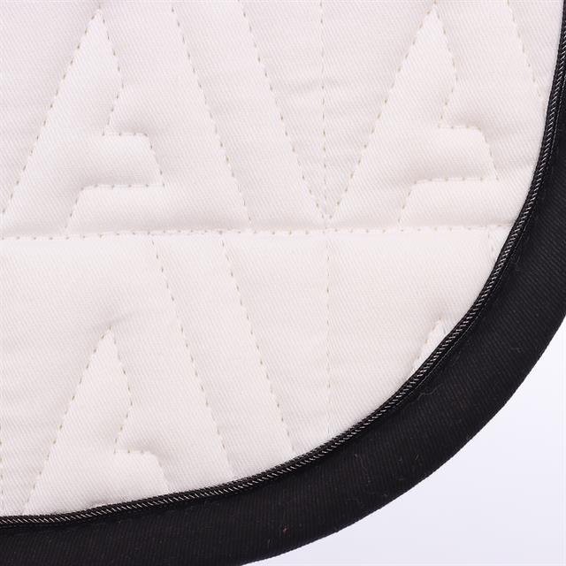 Zadeldek ANKY Twill Dressage Wit-zwart