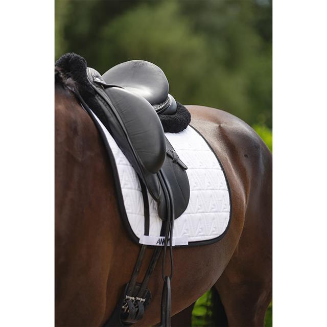 Zadeldek ANKY Twill Dressage Wit-zwart