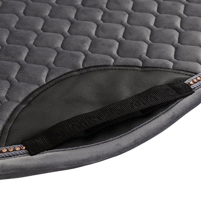 Zadeldek ANKY Velvet Stones Grijs
