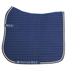 Zadeldek Bucas Max Pad Dressage Donkerblauw-goud