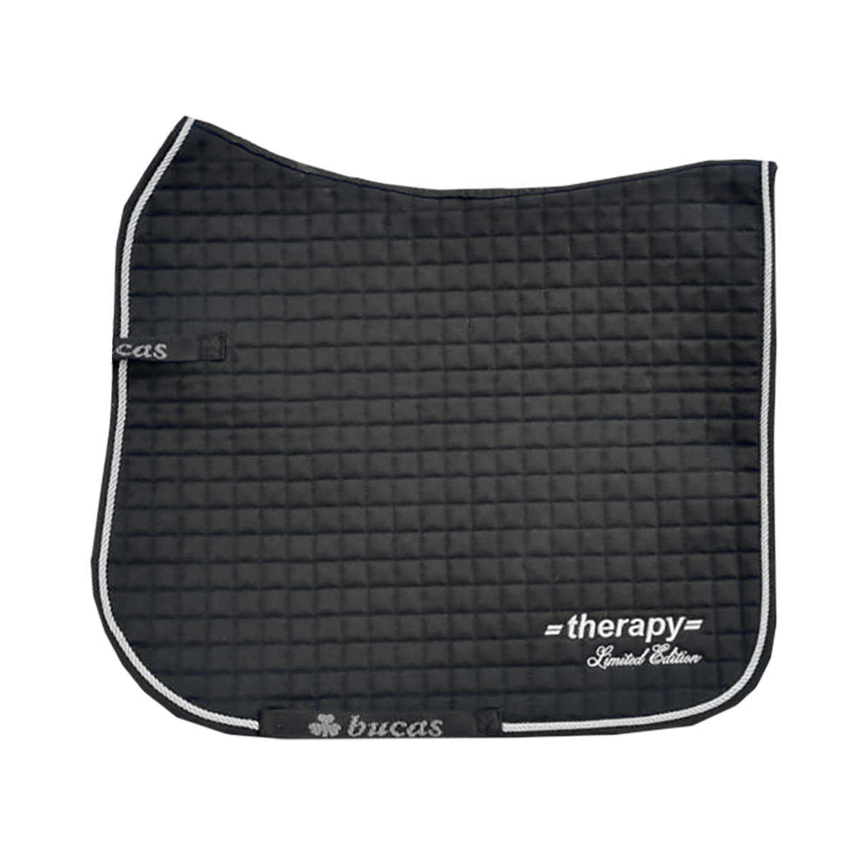 Zadeldek Bucas Therapy Limited Edition Zwart, Dressuur paard in zwart