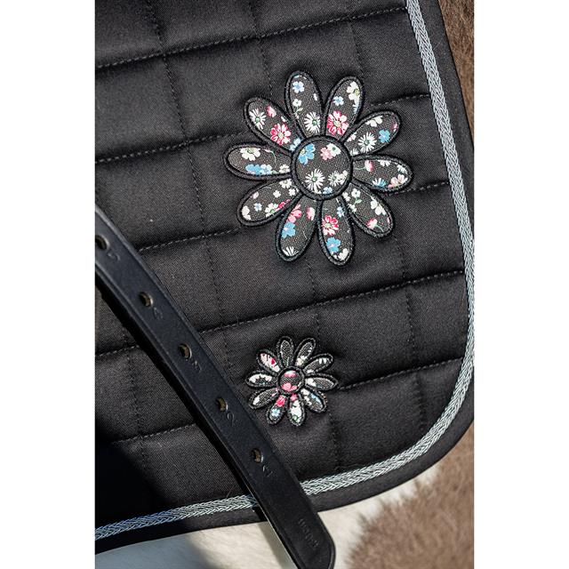 Zadeldek Epplejeck EJLes Fleurs Zwart