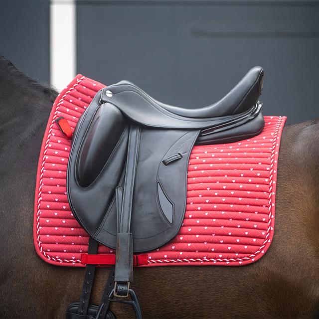 Zadeldek Epplejeck EJValentine Dressuur Rood
