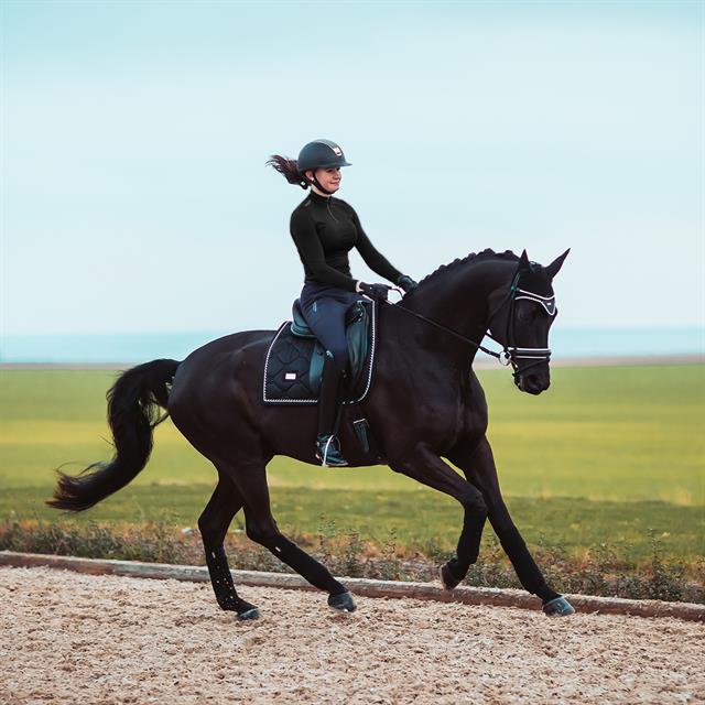Zadeldek Equestrian Stockholm Black Edition Zwart