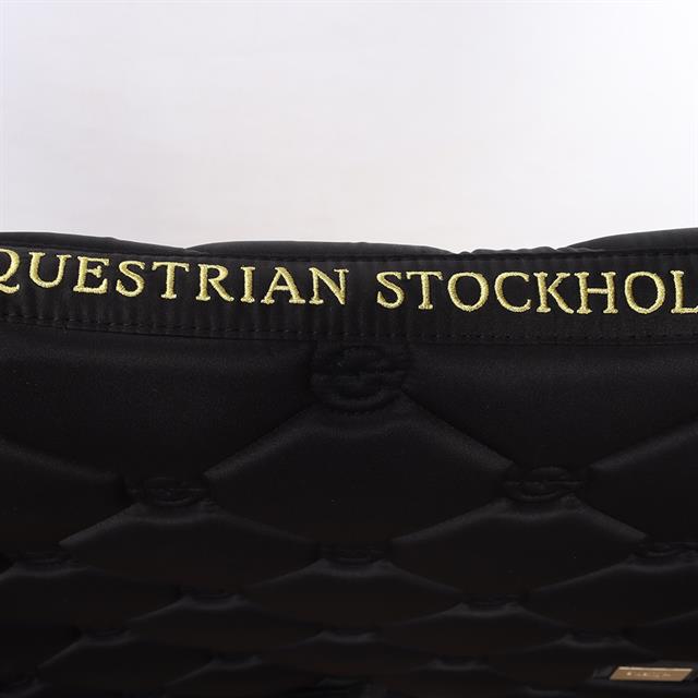 Zadeldek Equestrian Stockholm Black Gold Zwart-goud