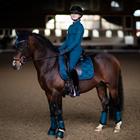 Zadeldek Equestrian Stockholm Blue Meadow Blauw