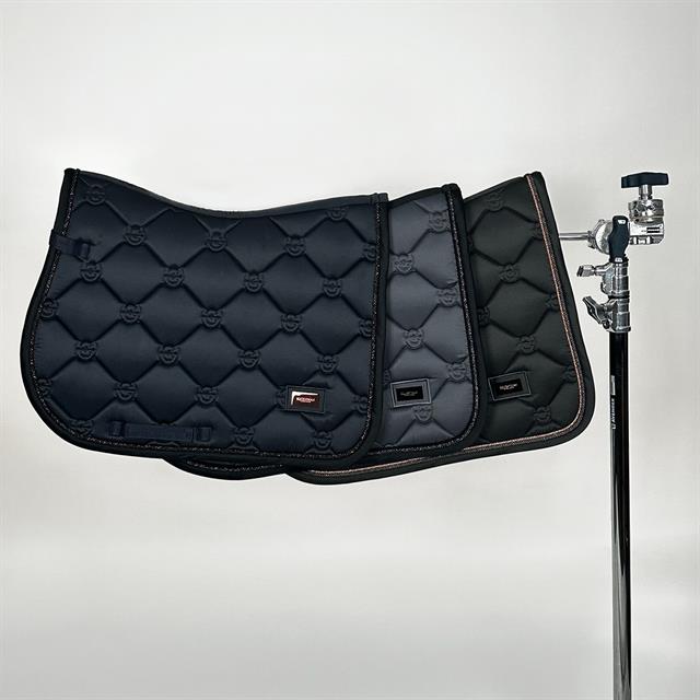 Zadeldek Equestrian Stockholm Dark Ocean Springen Donkerblauw-donkergrijs