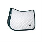 Zadeldek Equestrian Stockholm Dramatic Monday Modern White Wit-green