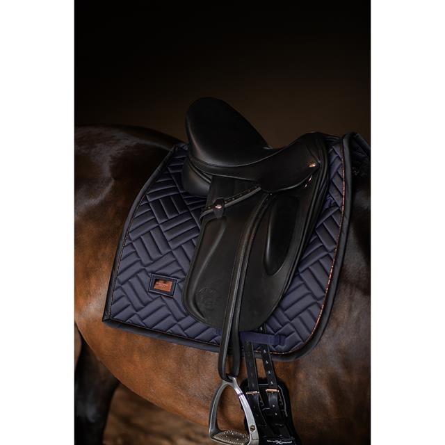 Zadeldek Equestrian Stockholm Modern Dark Ocean Dressuur Donkerblauw-donkergrijs