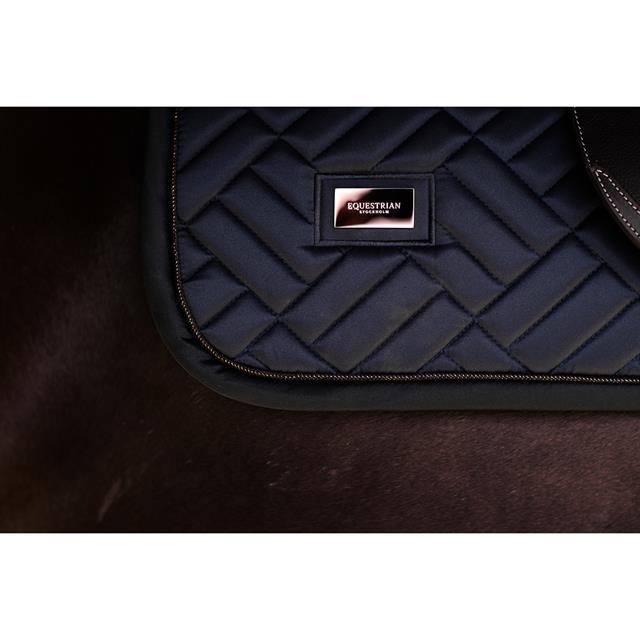 Zadeldek Equestrian Stockholm Modern Dark Ocean Springen Donkerblauw-donkergrijs