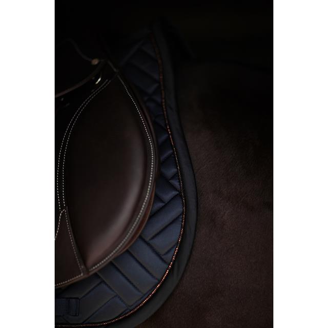 Zadeldek Equestrian Stockholm Modern Dark Ocean Springen Donkerblauw-donkergrijs