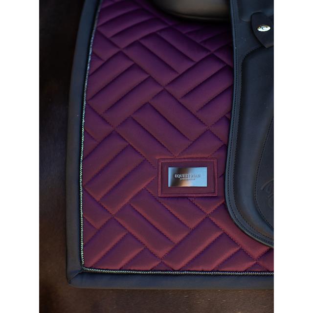 Zadeldek Equestrian Stockholm Modern Purple Night Dressuur Paars-zwart