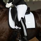 Zadeldek Equestrian Stockholm Modern White Black Edition Wit-zwart