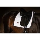 Zadeldek Equestrian Stockholm Modern White Dark Ocean Dressuur Wit-donkergrijs