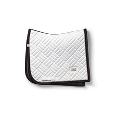 Zadeldek Equestrian Stockholm Modern White Dark Ocean Dressuur Wit-donkergrijs