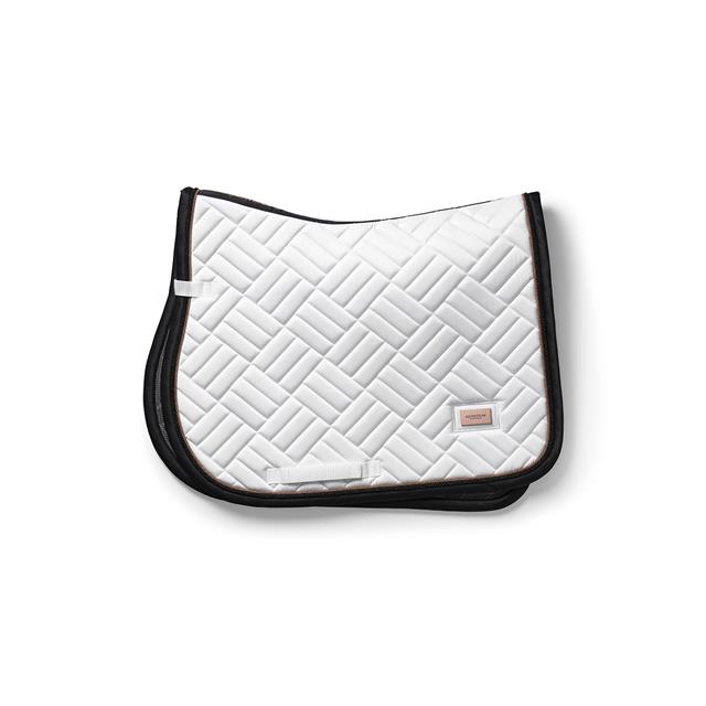 Zadeldek Equestrian Stockholm Modern White Dark Ocean Springen Wit-donkergrijs