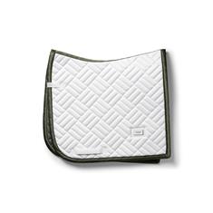 Zadeldek Equestrian Stockholm Modern White Striking Valley Dressuur Wit-green