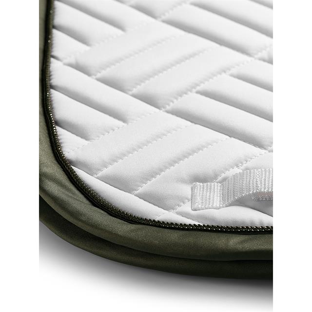 Zadeldek Equestrian Stockholm Modern White Striking Valley Dressuur Wit-green