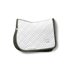 Zadeldek Equestrian Stockholm Modern White Striking Valley Springen Wit-green