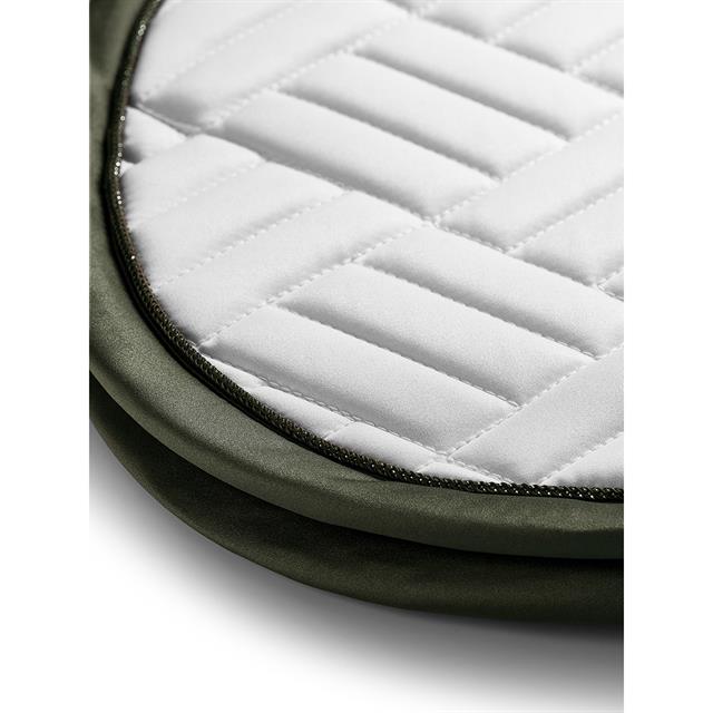 Zadeldek Equestrian Stockholm Modern White Striking Valley Springen Wit-green